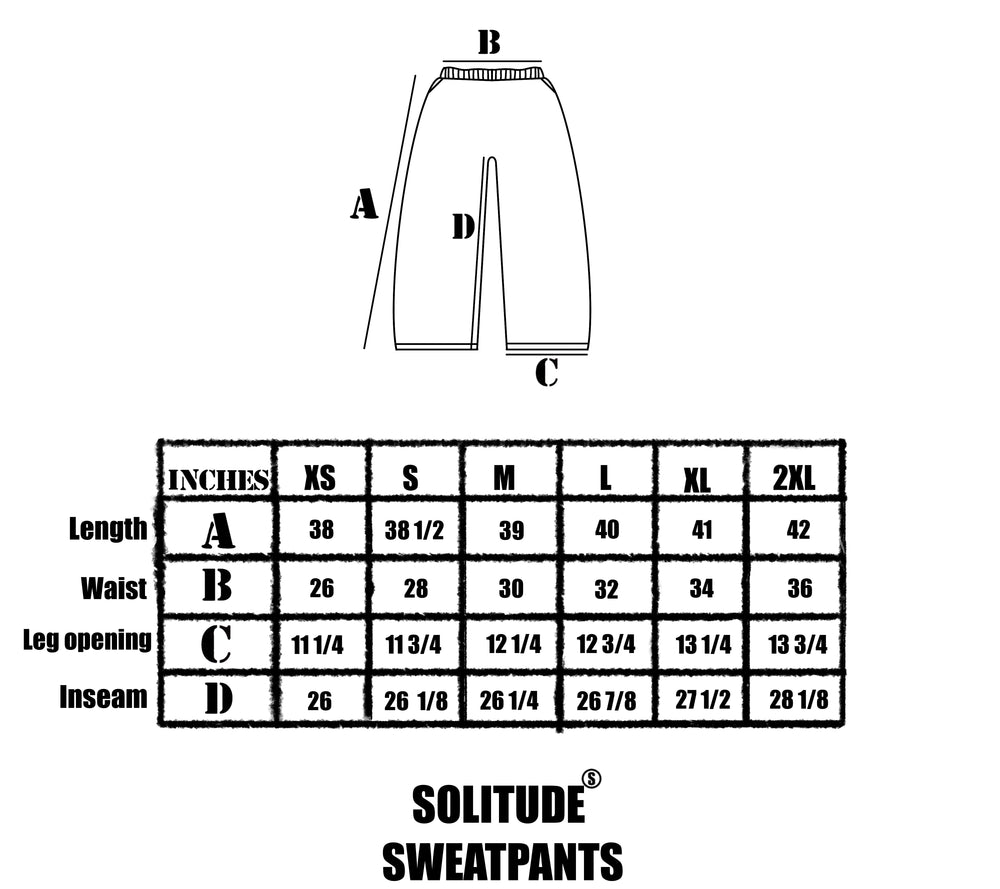SOLITUDE MADE CAMO SWEATPANTS