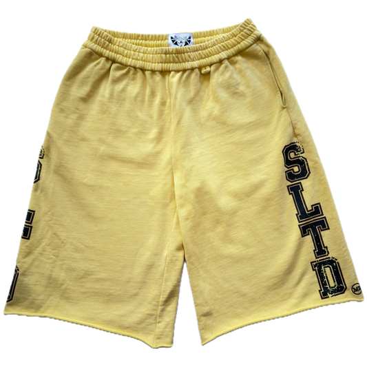 VARSITY YELLOW 3/4 SHORTS